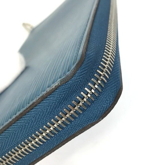 LOUIS VUITTON Epi Zippy Organizer Long Wallet Epi Leather Navy - Picture 7 of 10